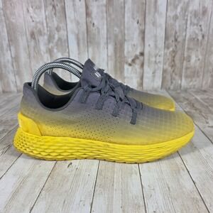 NOBULL Training Shoes Athletic Running‎ Gym Fitness Yellow Gray Womens 7.5